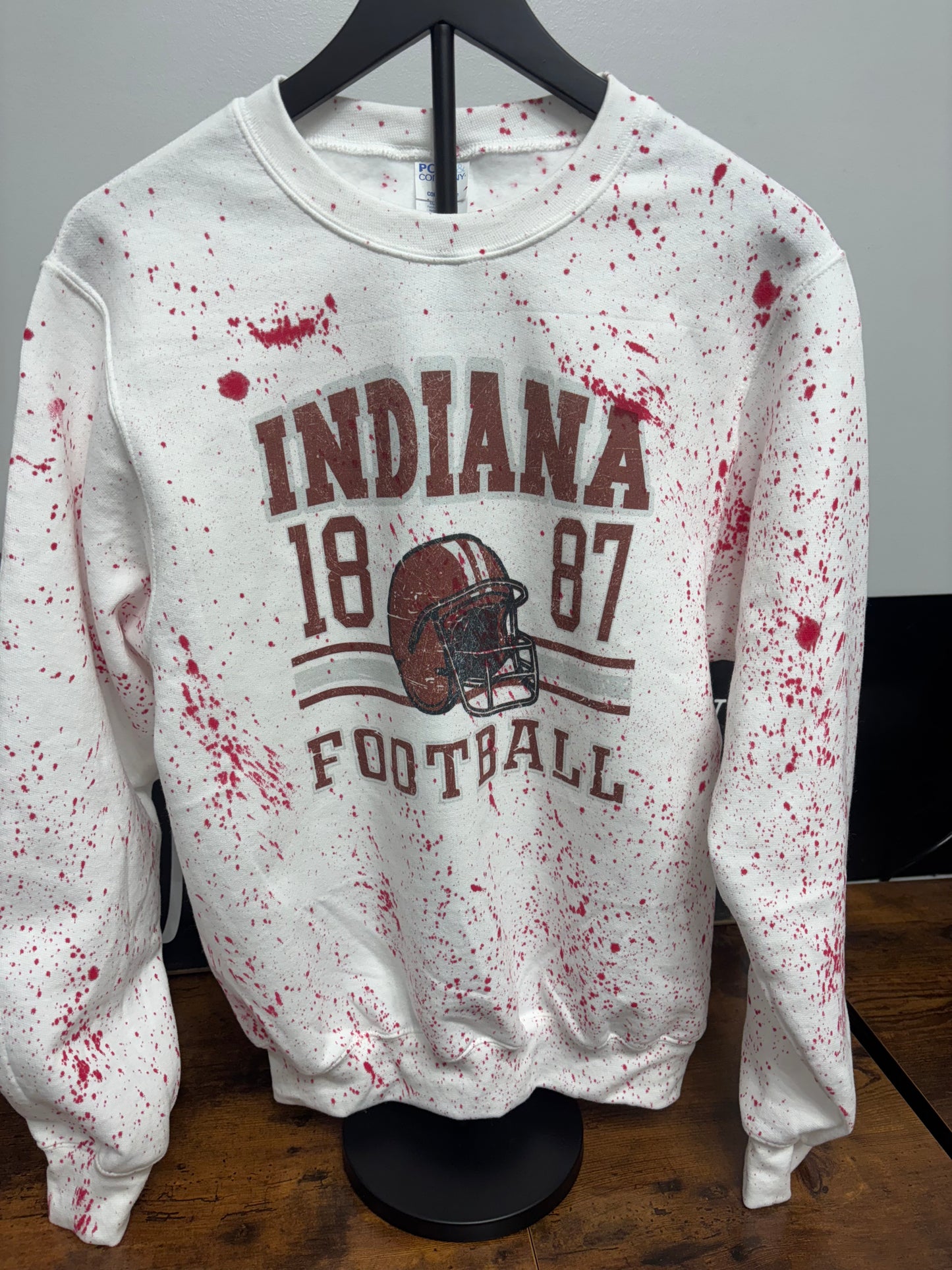 Vintage Football Hand Dyed Sweatshirts