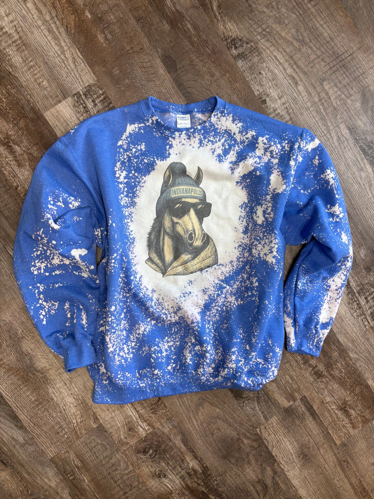 Bleached Spirit Animal Football Crewnecks