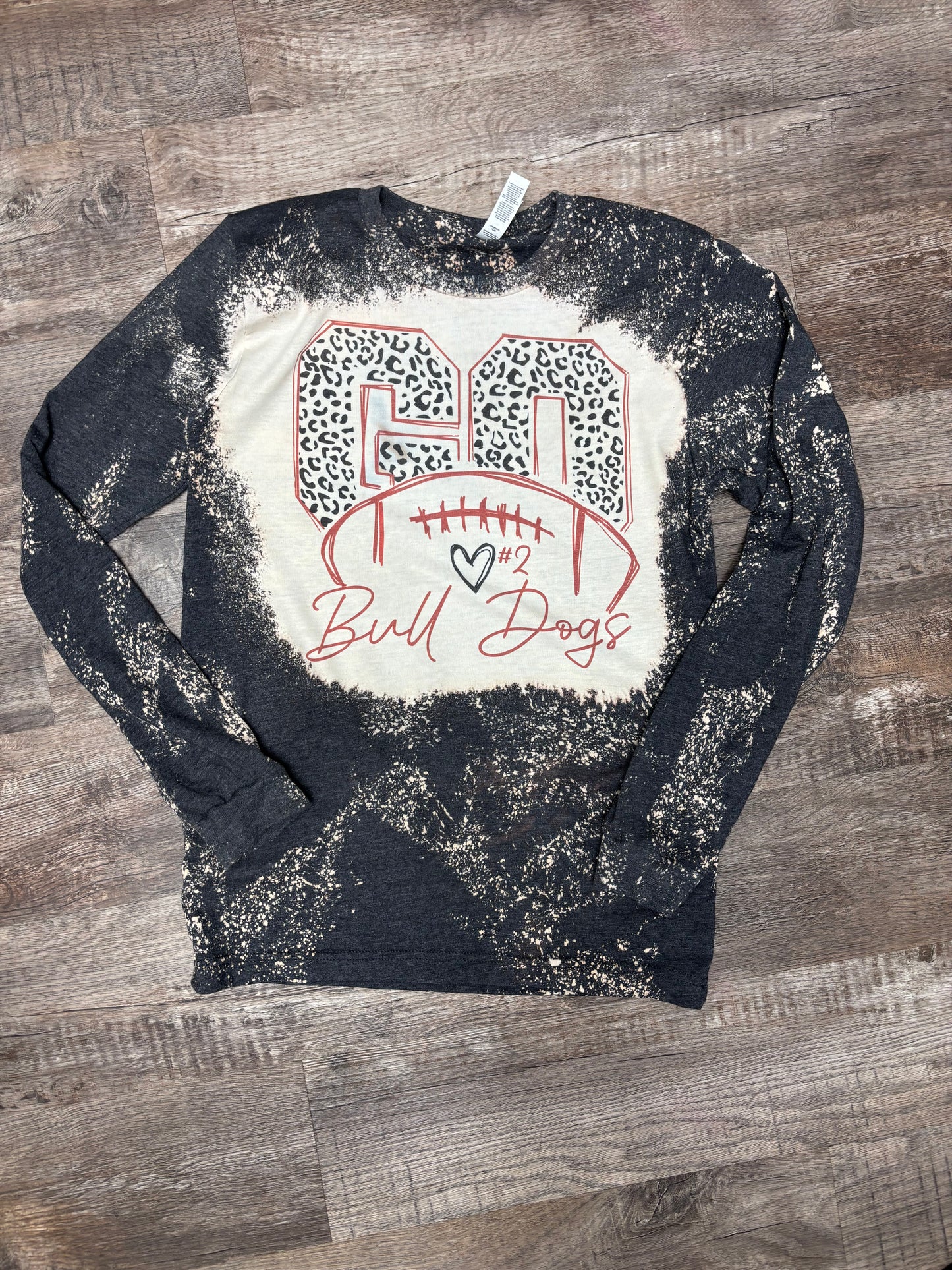 Custom Bleach Long Sleeve Unisex Shirt