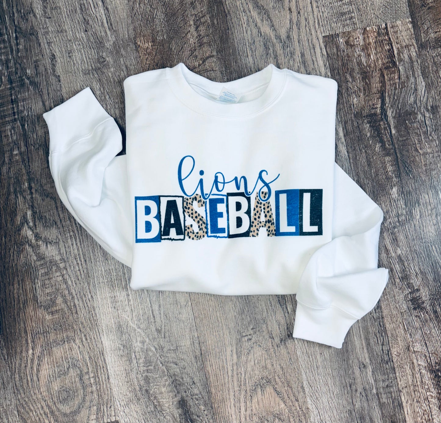 Lions baseball crewneck sweatshirt