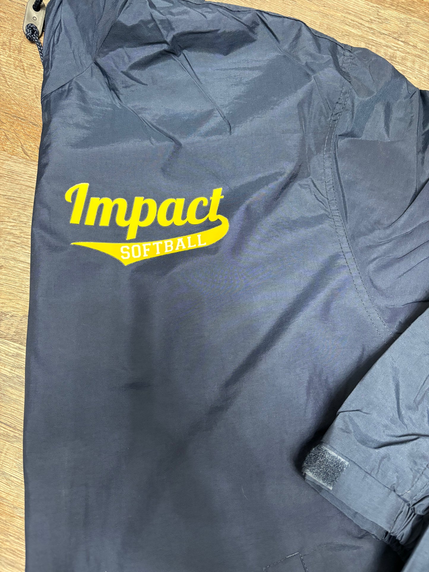 Impact softball add your team wind jacket