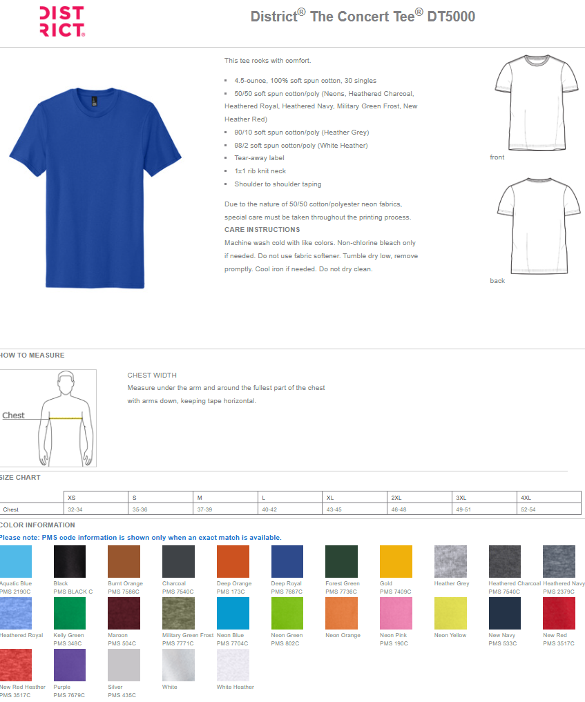 Elkhart Child Development Center Concert Tee