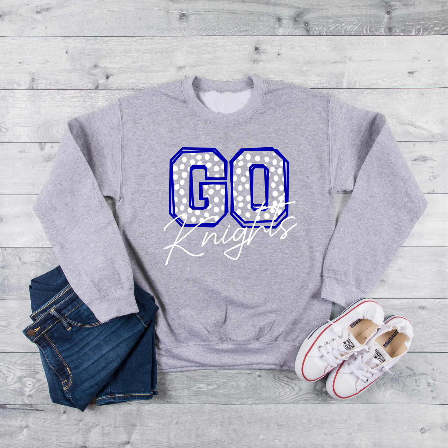 Go Raiders (Custom Team) Graphic Crewneck or Tee