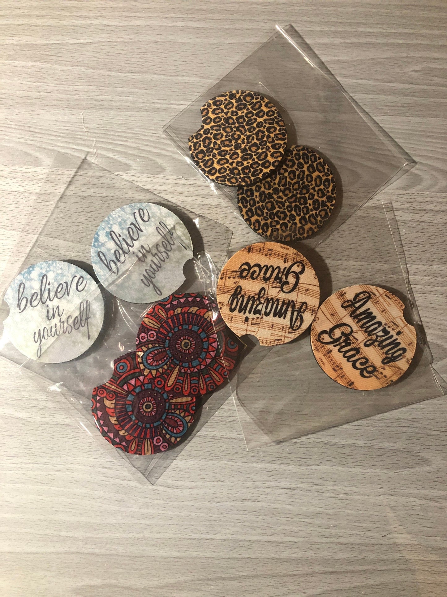 License Plates with Matching Car Coasters ~ Personalized - Liv's Boutique