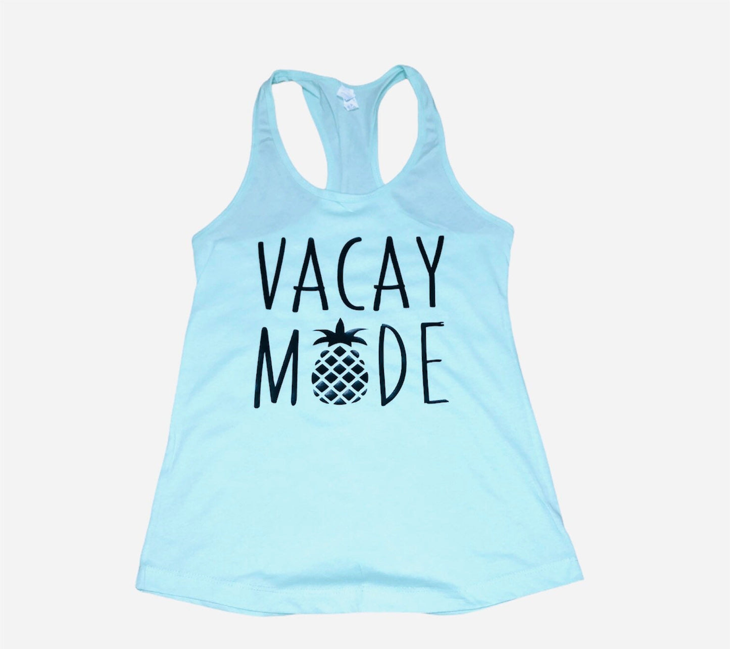 Vacation Shirt, Vacay Mode Pineapple Tank, Funny Travel Gift Shirt, Travel Shirt for Women - Liv's Boutique
