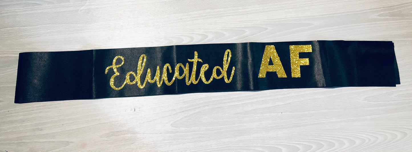 Satin Sash Customized for senior night, graduation and more - Liv's Boutique
