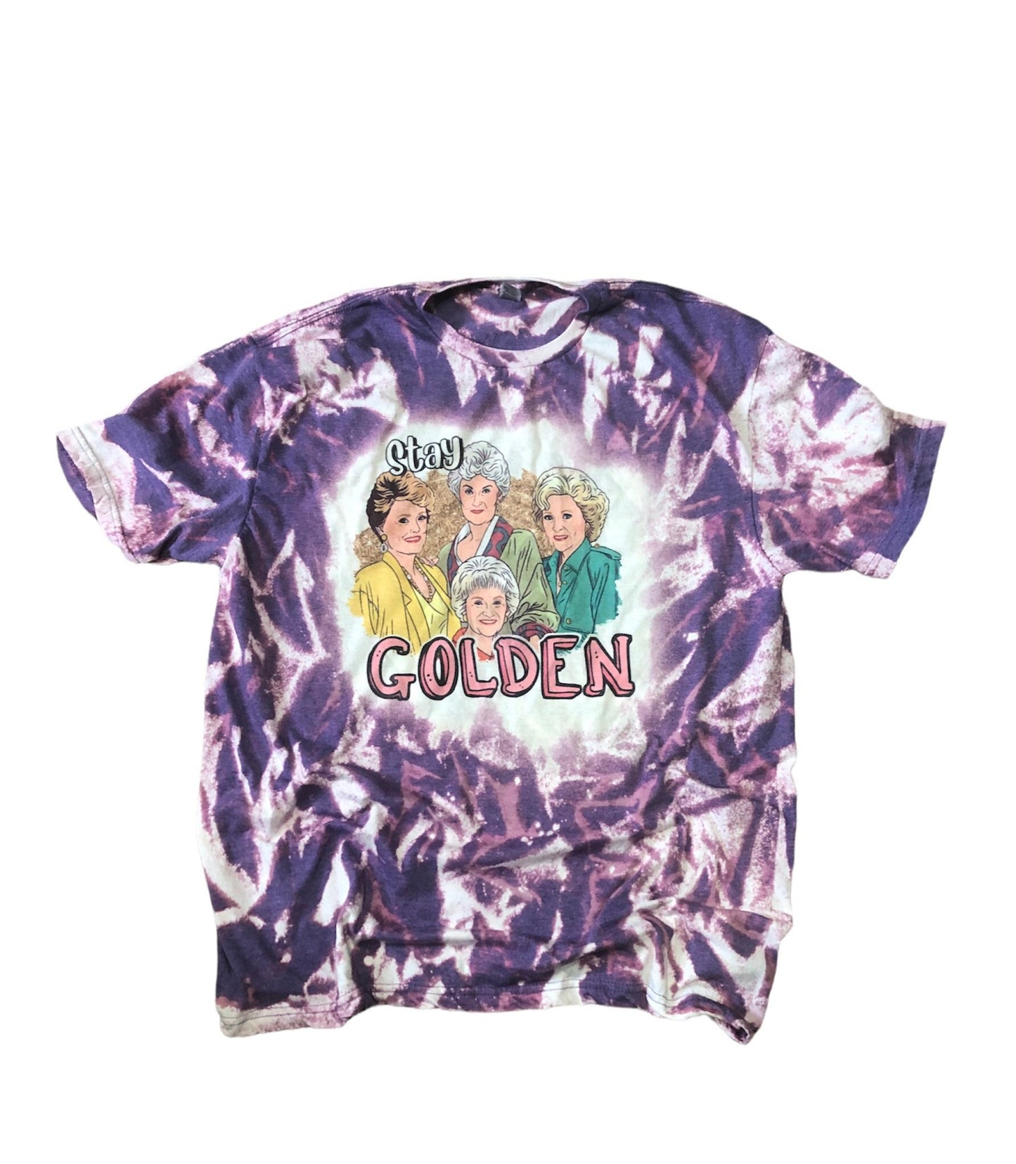 Stay Golden Bleach Shirt - Liv's Boutique