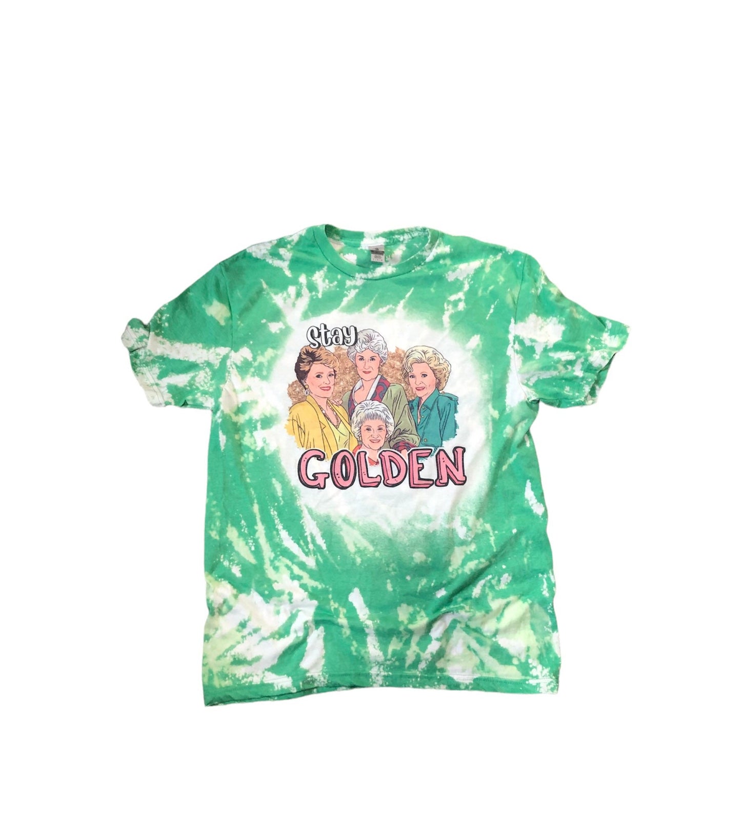 Stay Golden Bleach Shirt - Liv's Boutique