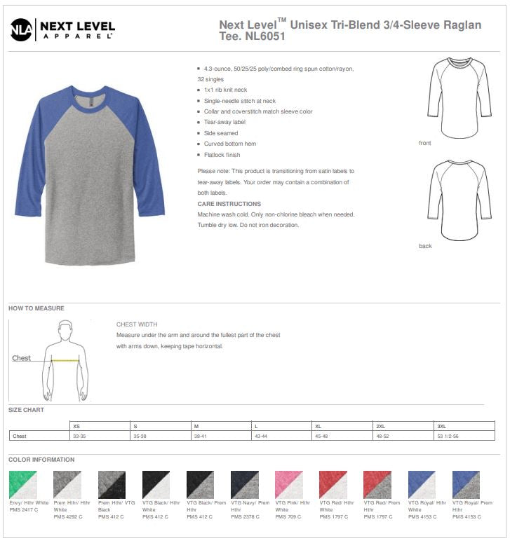 Stay Humble Hustle Hard 3/4 Sleeve Raglan - Liv's Boutique