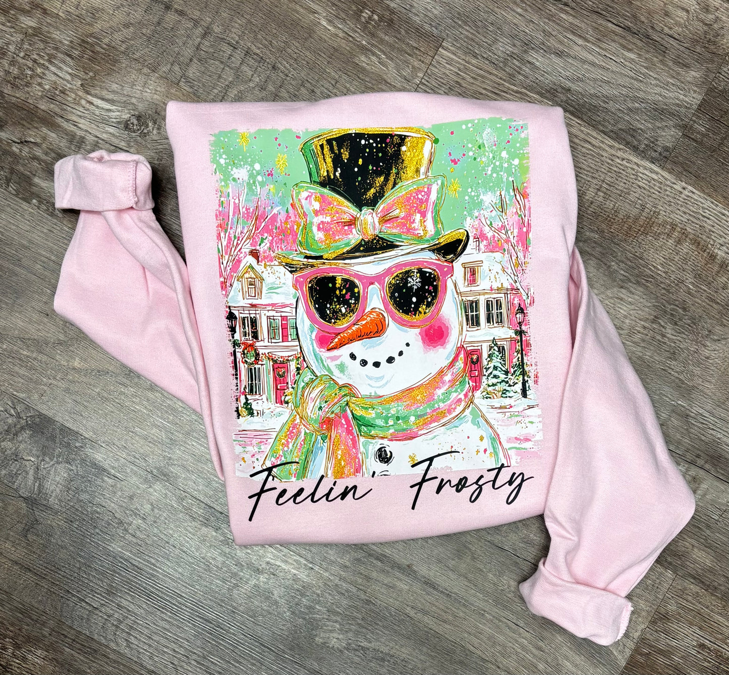 Feelin' Frosty Christmas Sweatshirt