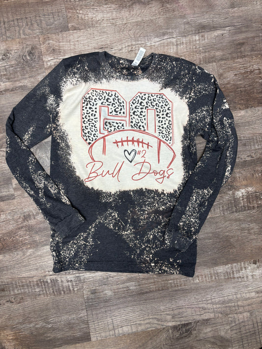 Custom Bleach Long Sleeve Unisex Shirt