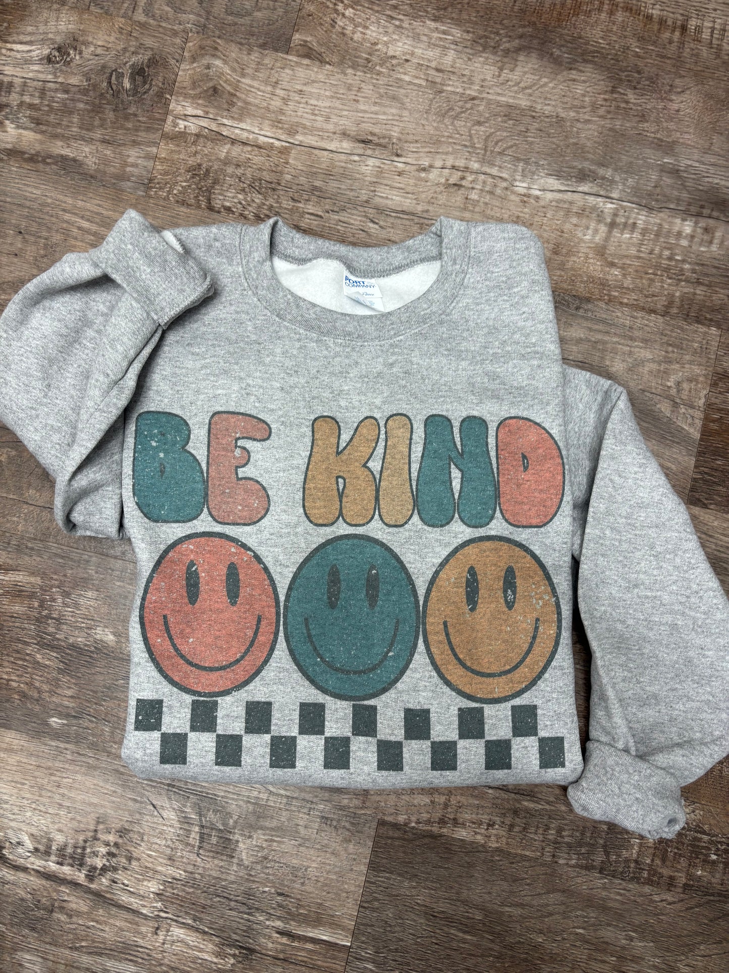 Be Kind Retro Vintage Sweatshirt
