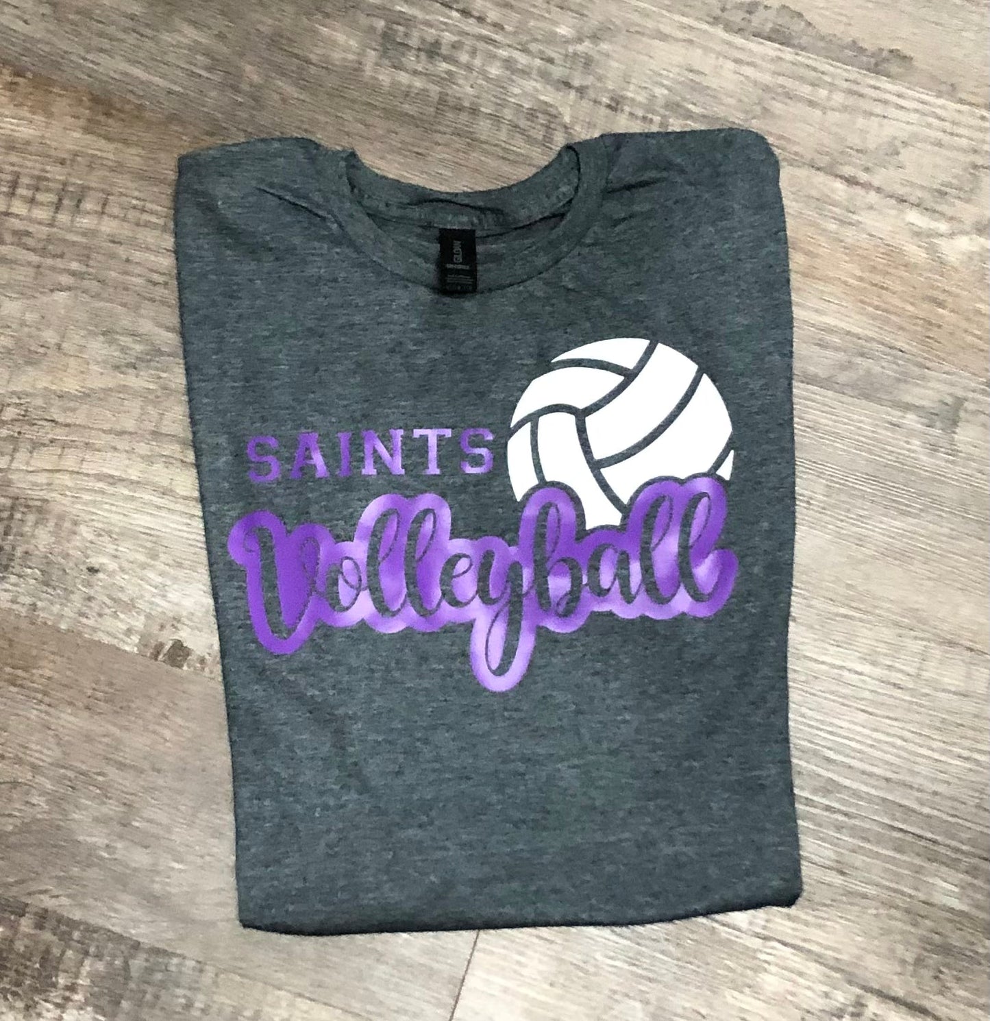 Glitter Volleyball Tee - Custom Team Name
