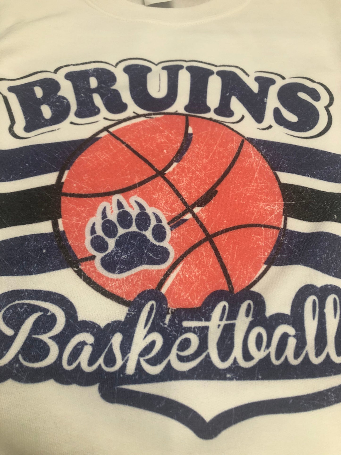 Basketball Mom Custom Logo Hooded Sweatshirt - Customized with sleeve