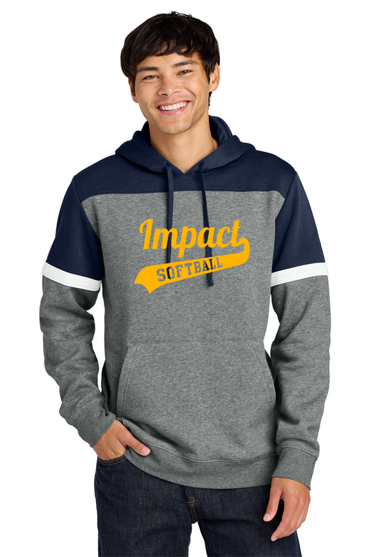 Impact Color Block Softball Hoodie