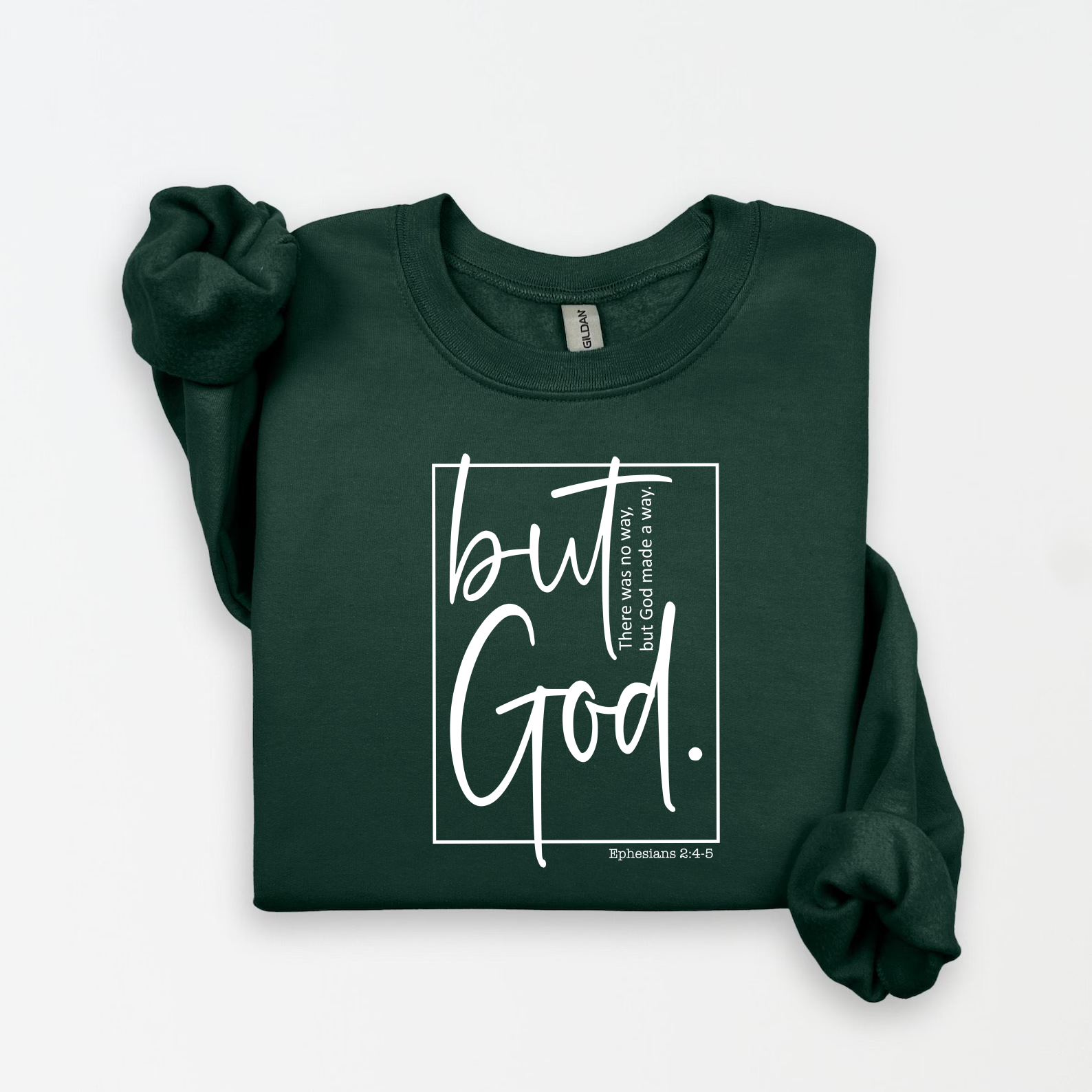 But God there was no way but God made a way.  Eph 2:46 green 
crew