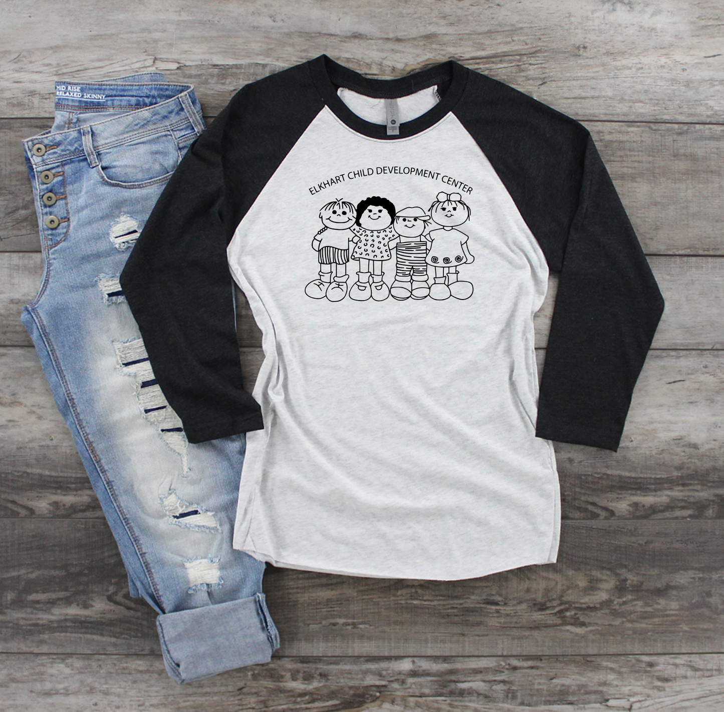 Elkhart Child Development Center 3/4 Sleeve