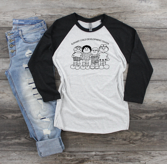 Elkhart Child Development Center 3/4 Sleeve