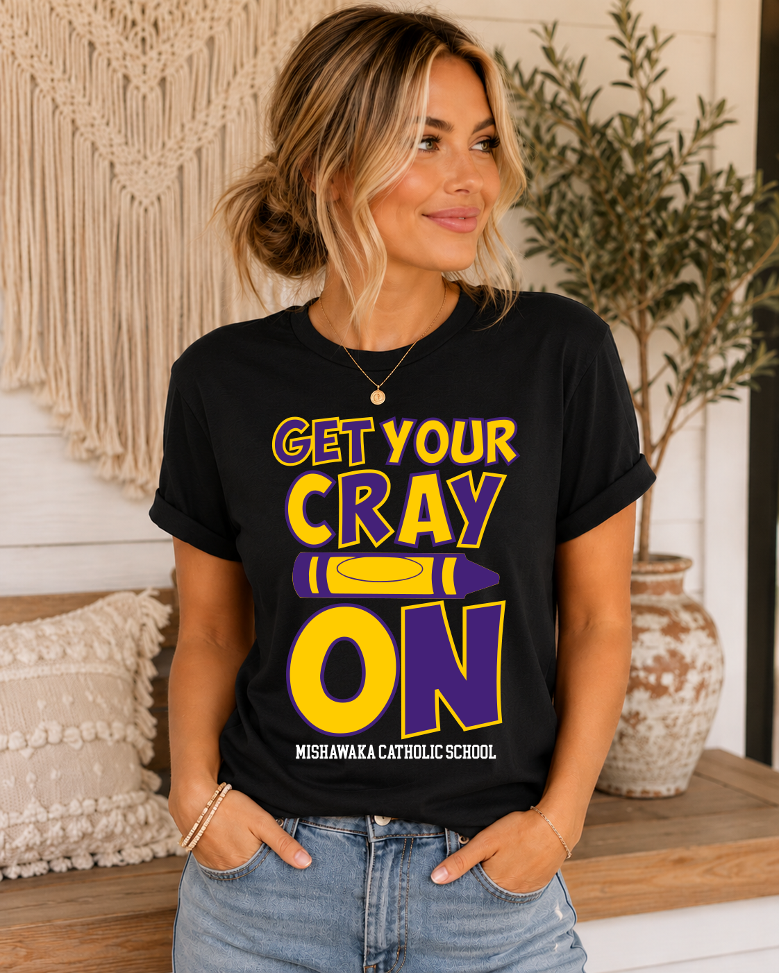 Get your Cray On custom teacher crayon shirt