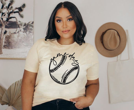 Game Day Baseball Tee Personalized
