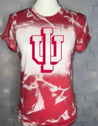 Indiana red bleached tee