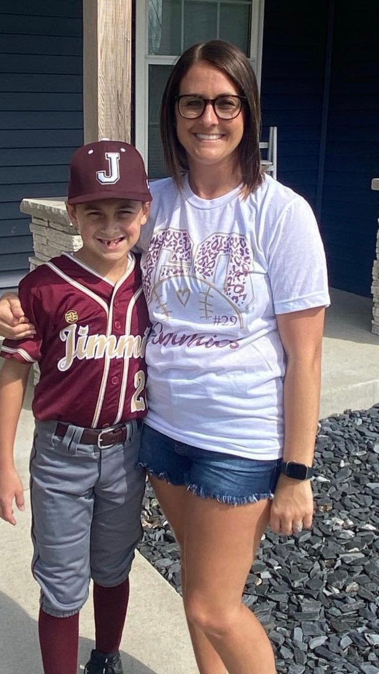Baseball Go Leopard Custom Bleach Shirt (Custom Name and Number) - Liv's Boutique