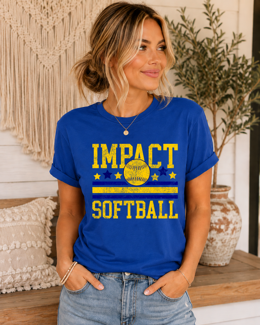 Michiana Impact Softball Stars tee - customizable