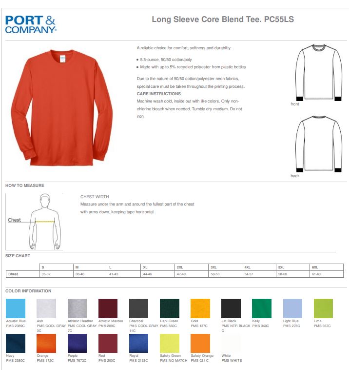 Elkhart Child Care Development Center Long Sleeve Shirt
