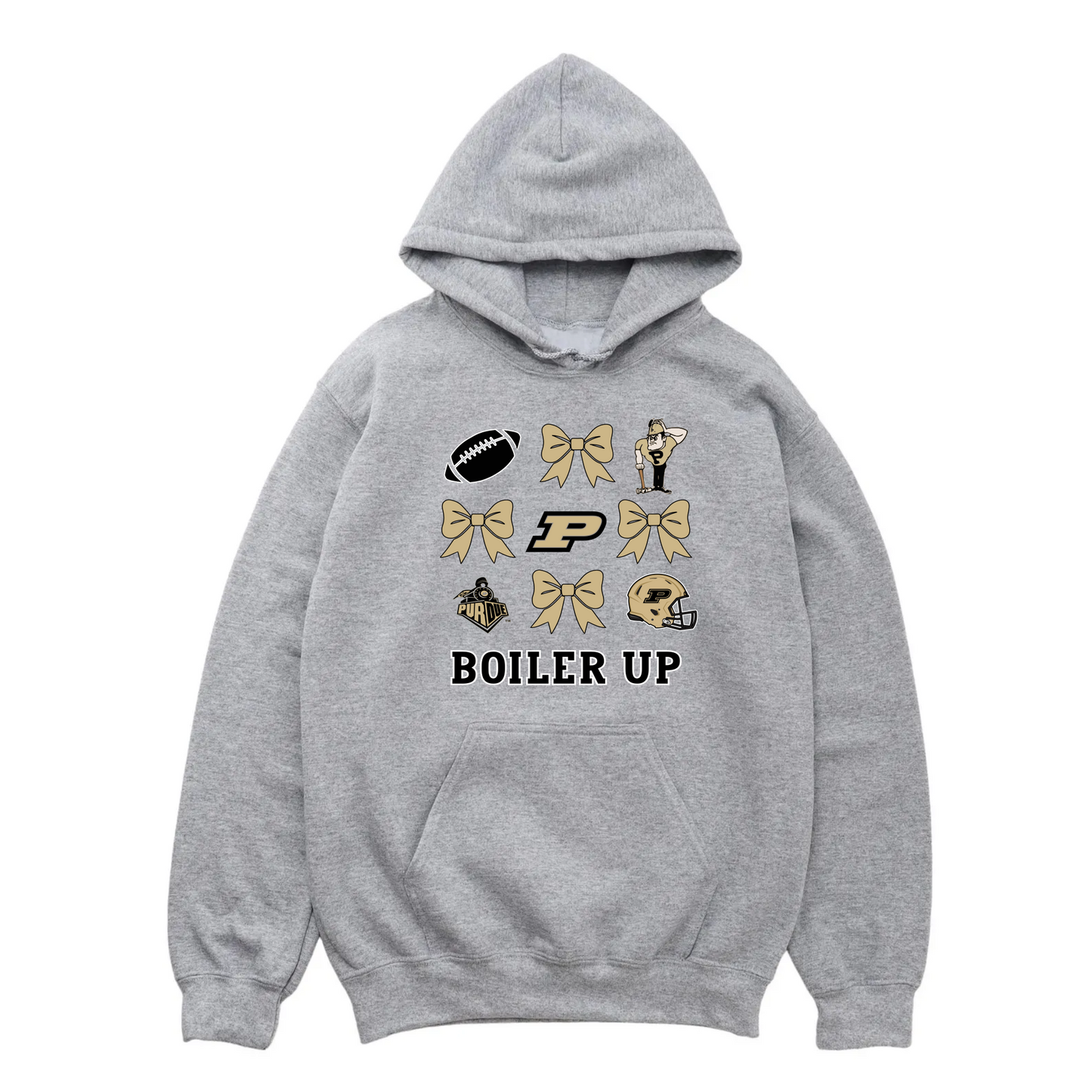 Custom Team Coquette Cheer Bow Graphic Sweatshirt