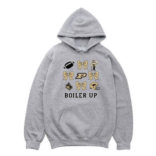 Custom Team Coquette Cheer Bow Graphic Sweatshirt