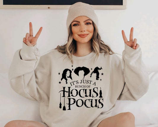 It's Just a Bunch of Hocus Pocus Sweatshirt - Liv's Boutique