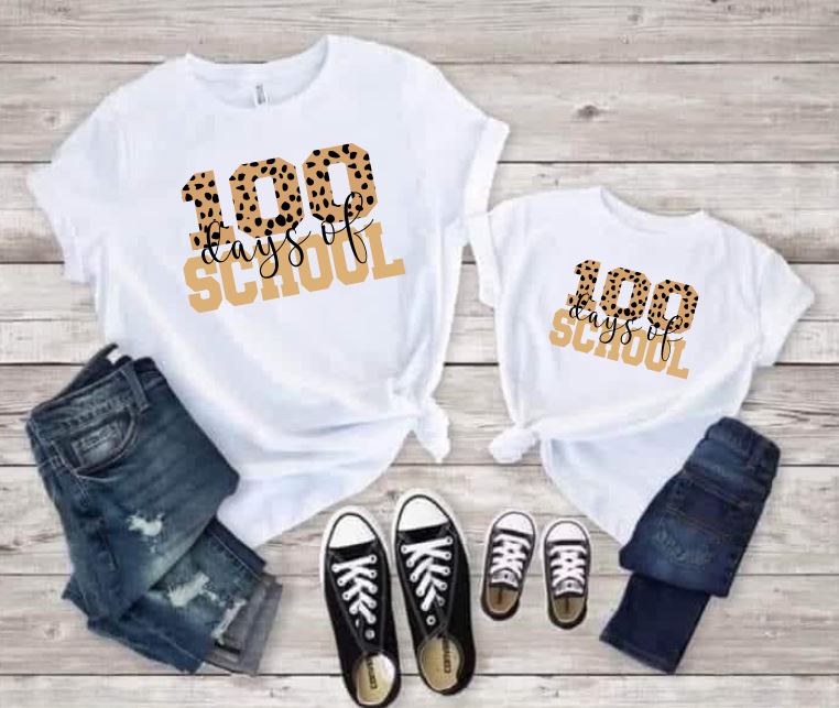 Teacher Shirt ~ 100 Days of School - Liv's Boutique