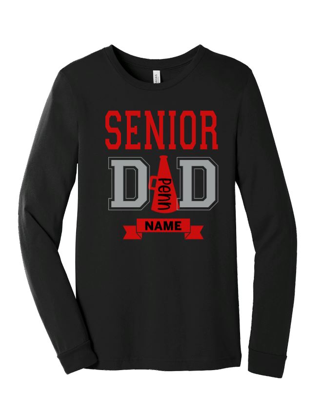 Cheer Mom or Dad Custom Shirt ~ Senior Cheer Mom ~ Cheerleader Shirts ~ Personalized Cheer Shirts - Liv's Boutique