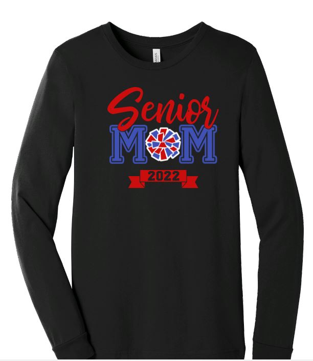 Cheer Mom or Dad Custom Shirt ~ Senior Cheer Mom ~ Cheerleader Shirts ~ Personalized Cheer Shirts - Liv's Boutique