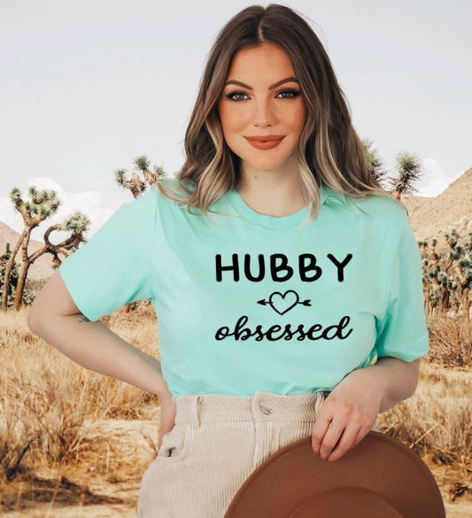 Hubby Obsessed Tee - Liv's Boutique