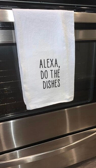 Personalized Kitchen Towel, Flour Sack, Dish Towel, Kitchen Gift, Funny Sayings, Drying Towel, Hand Towel, Farmhouse Towel, Customized Towel - Liv's Boutique
