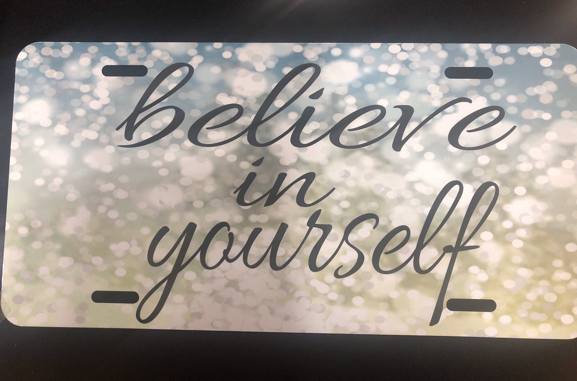 License Plates with Matching Car Coasters ~ Personalized - Liv's Boutique