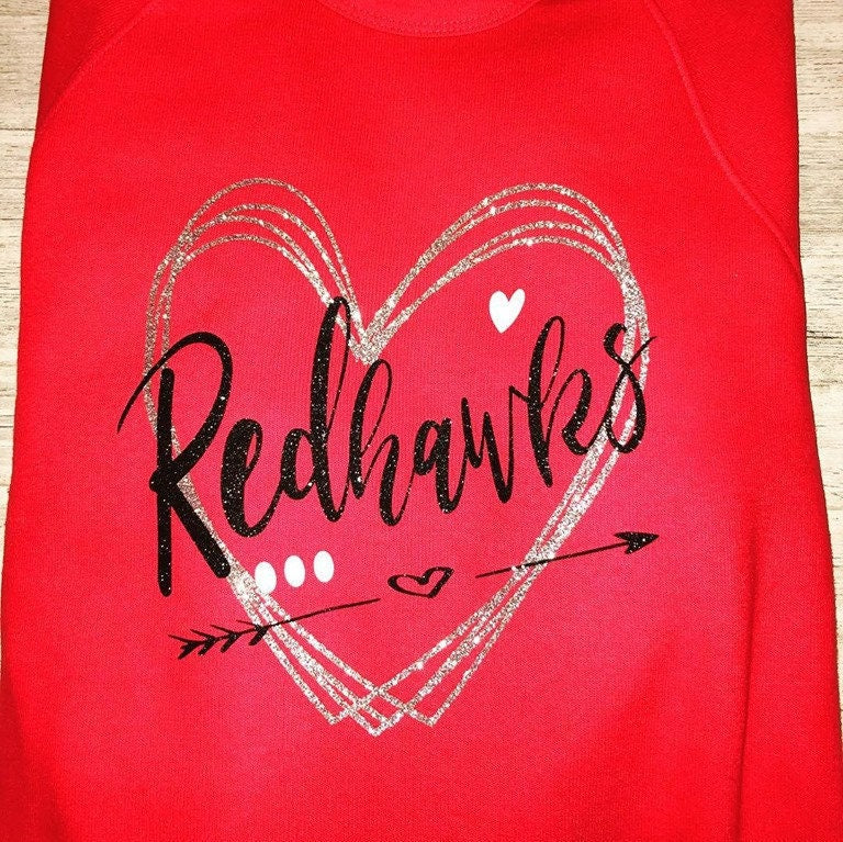 School Spirit Glitter Shirt ~ Personalized - Liv's Boutique