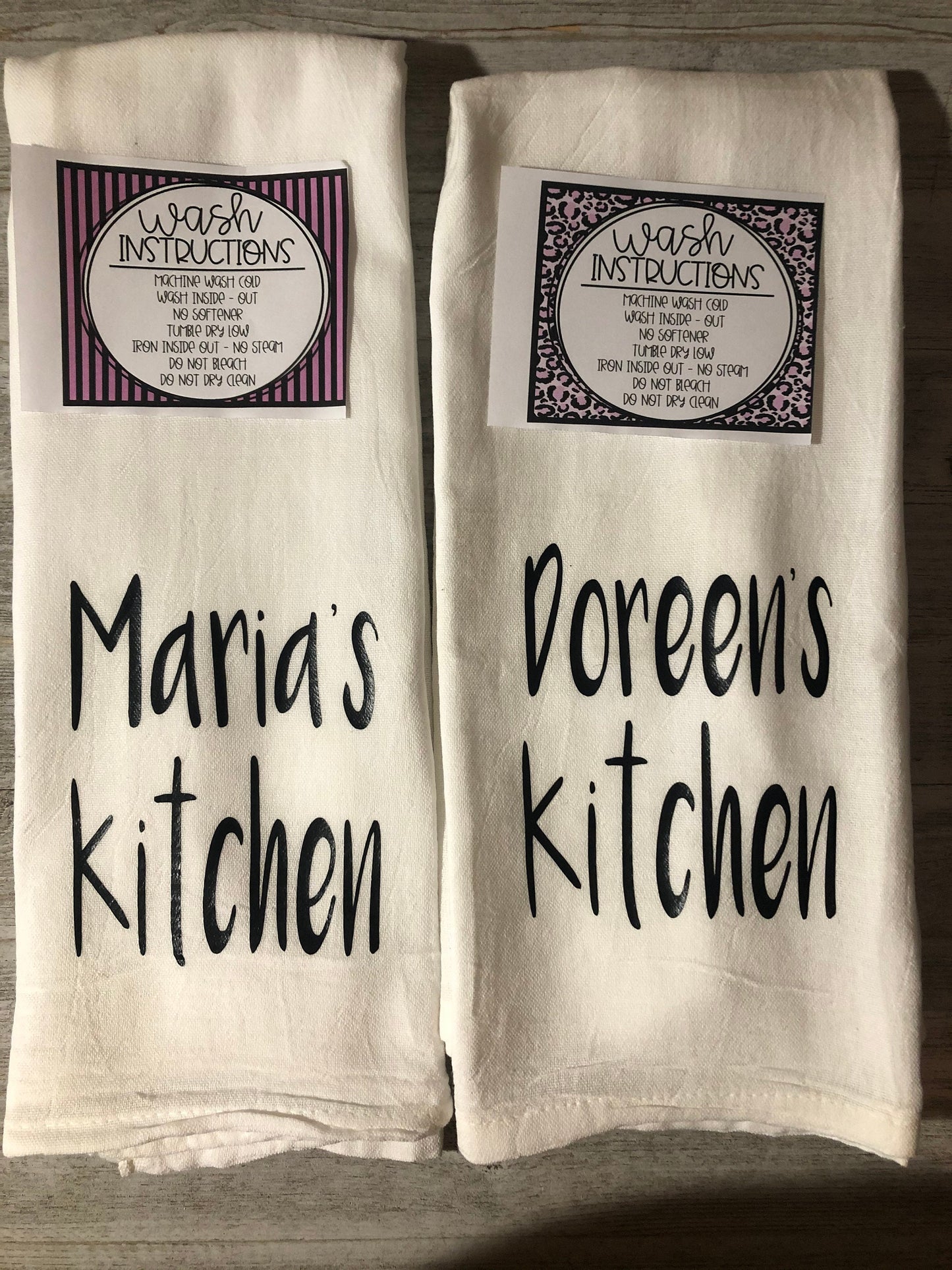 Personalized Kitchen Towel, Flour Sack, Dish Towel, Kitchen Gift, Funny Sayings, Drying Towel, Hand Towel, Farmhouse Towel, Customized Towel - Liv's Boutique