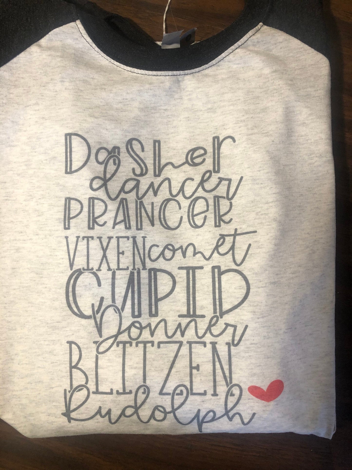 Christmas Reindeer Names Shirt - Liv's Boutique