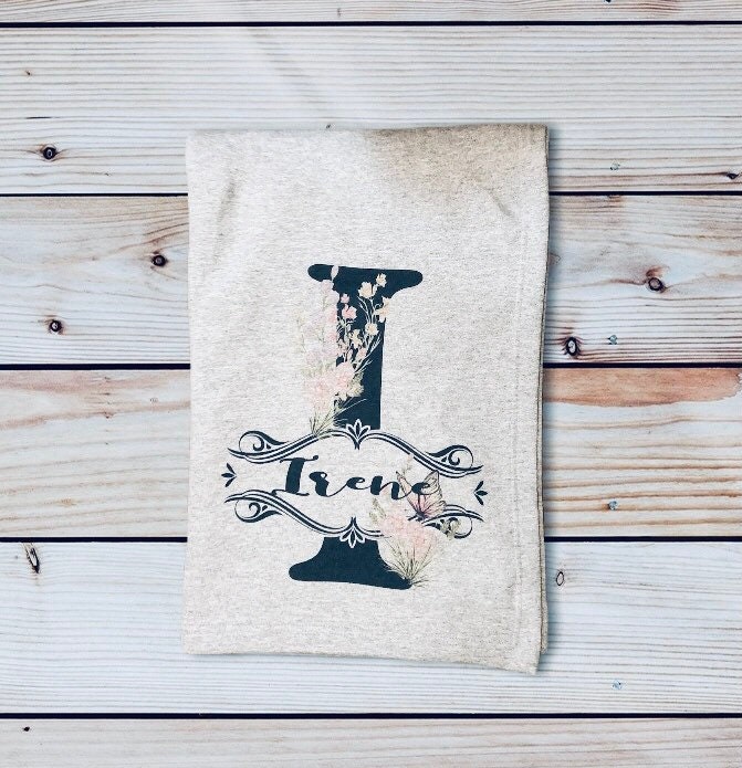 Monogrammed ~ Initial Blankets