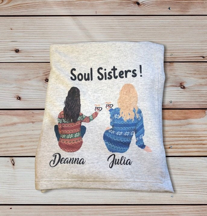 Blankets ~ Custom Best Friend Gift - Liv's Boutique