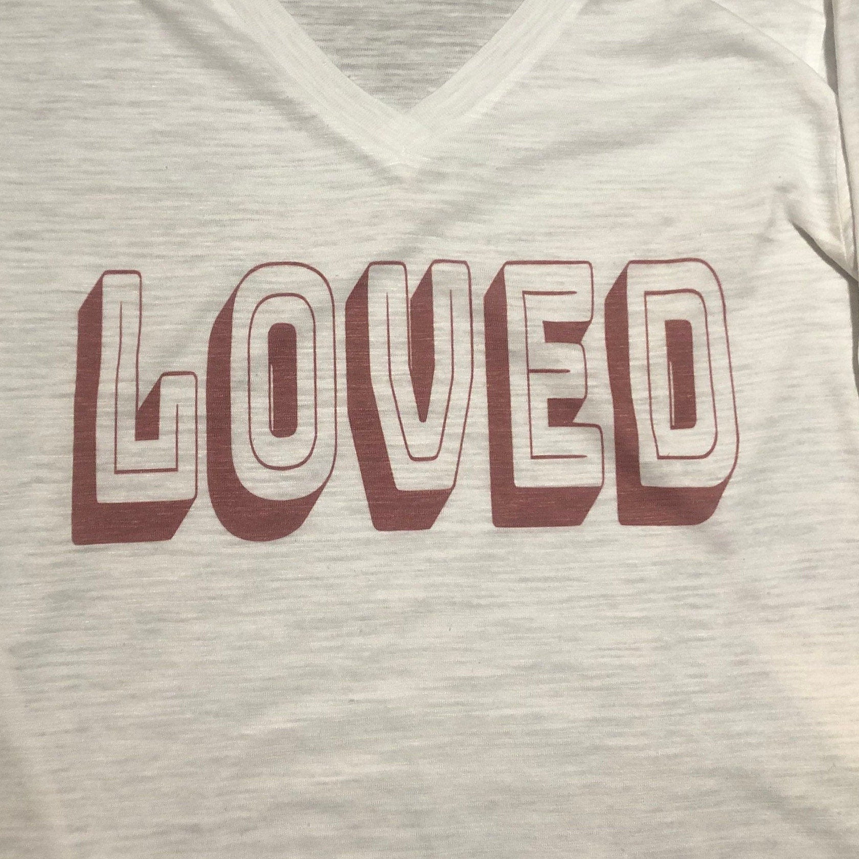 Loved Valentine Shirt, Cute Valentine Love Shirt for Women, Valentines Day Love Shirt - Liv's Boutique