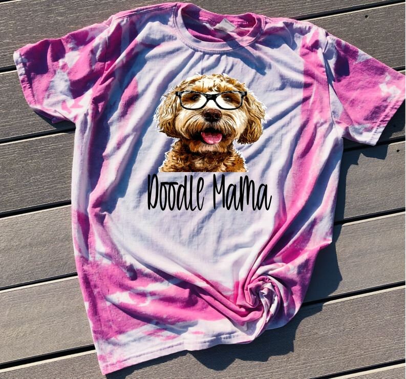 Doodle Mama Bleached Tee - Liv's Boutique