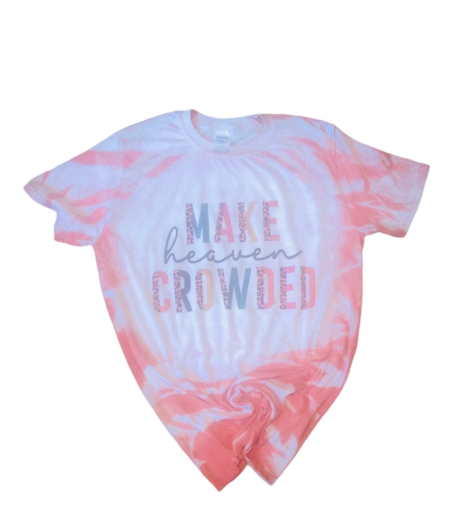 Make Heaven Crowded Bleached Shirt - Liv's Boutique