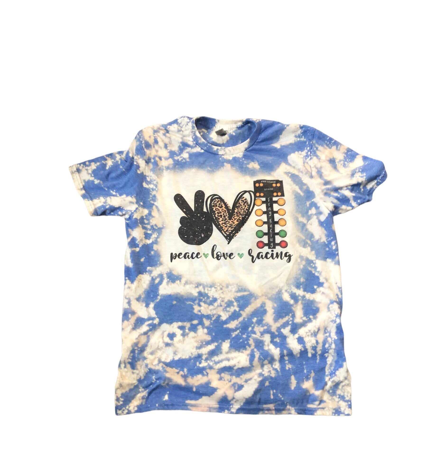 Peace Love Racing Shirt, Drag Racing Shirt, Peace Love Racing T-Shirts, Race Life, Dirt Track Racing, Bleached Tees - Liv's Boutique