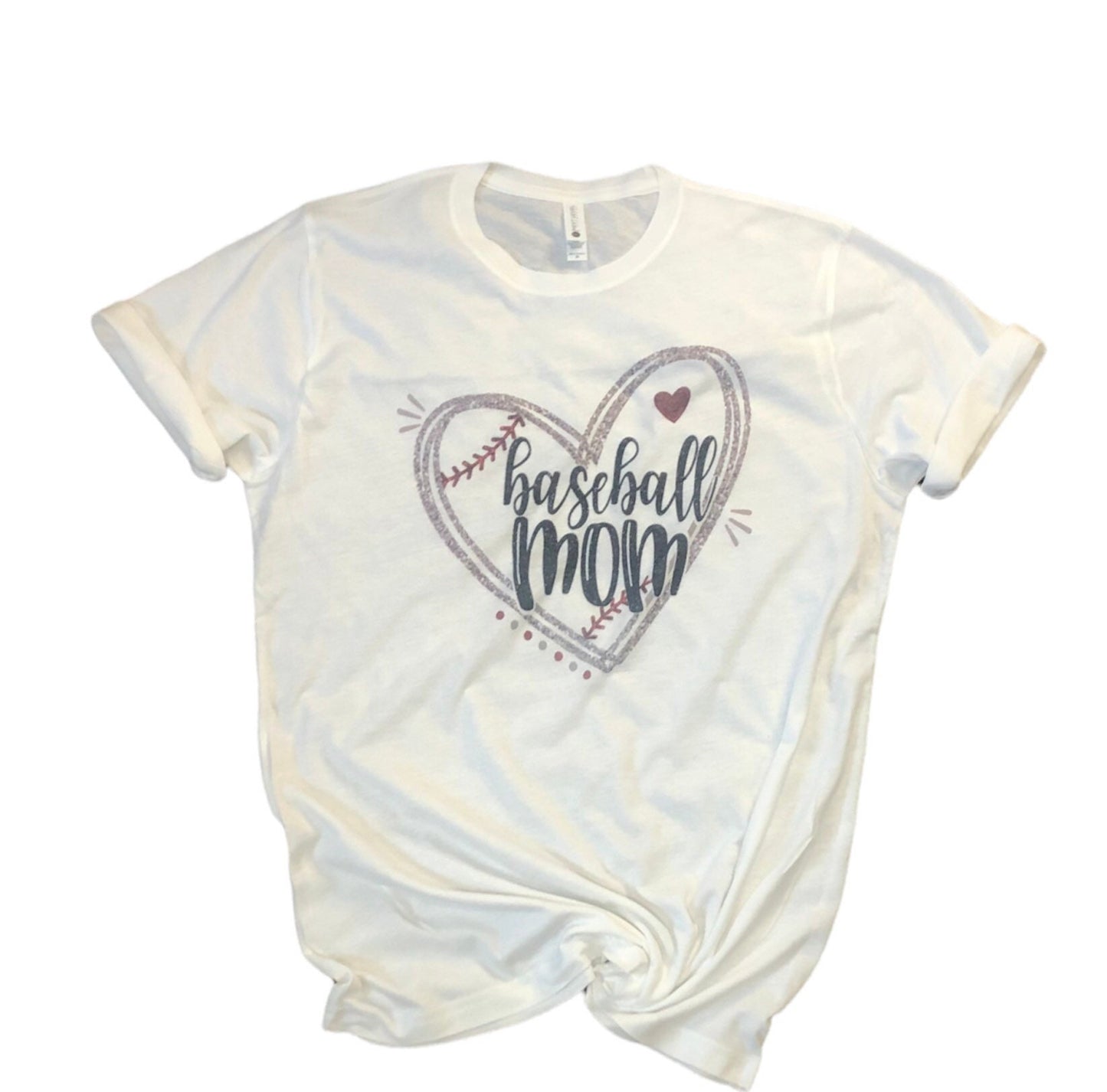 Baseball Mom Heart Shirt - Liv's Boutique