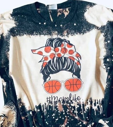 Basketball Mom Messy Bun Shirt - Liv's Boutique