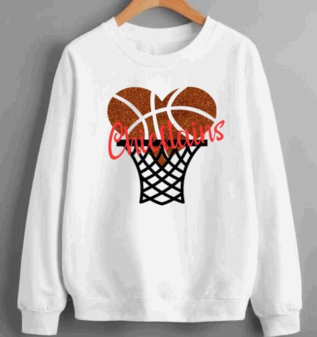 Glitter Basketball Mom Sweatshirt - Liv's Boutique