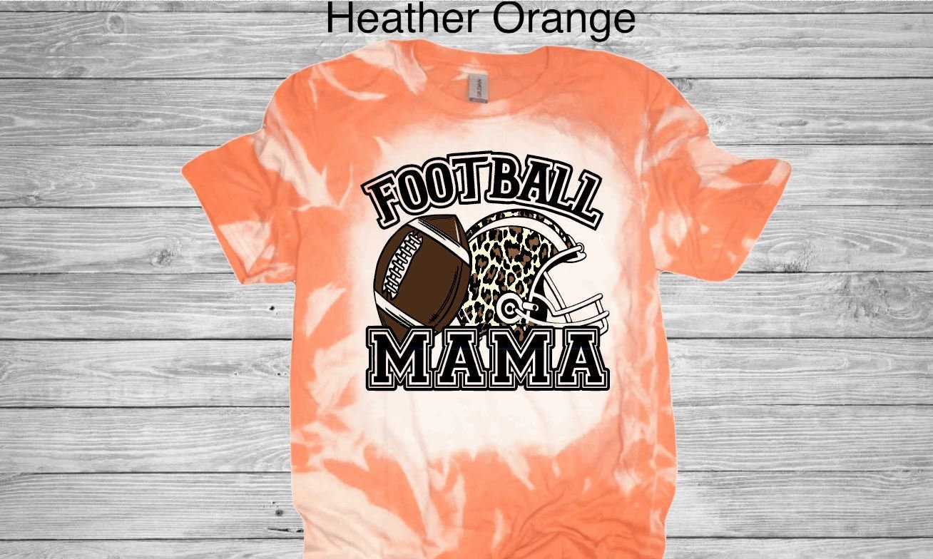 Football Mama Unisex Bleached T-Shirt - Liv's Boutique